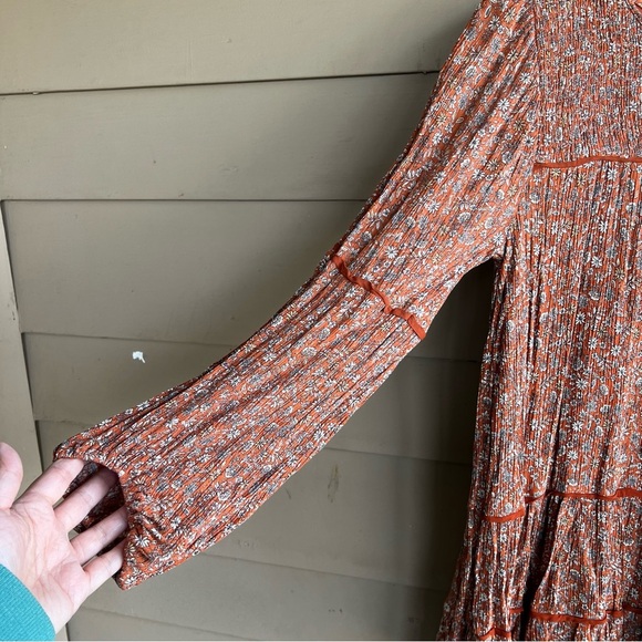 Promesa Boho Mini Dress - Size Small - Festival Peasant Floral - Picture 2 of 6